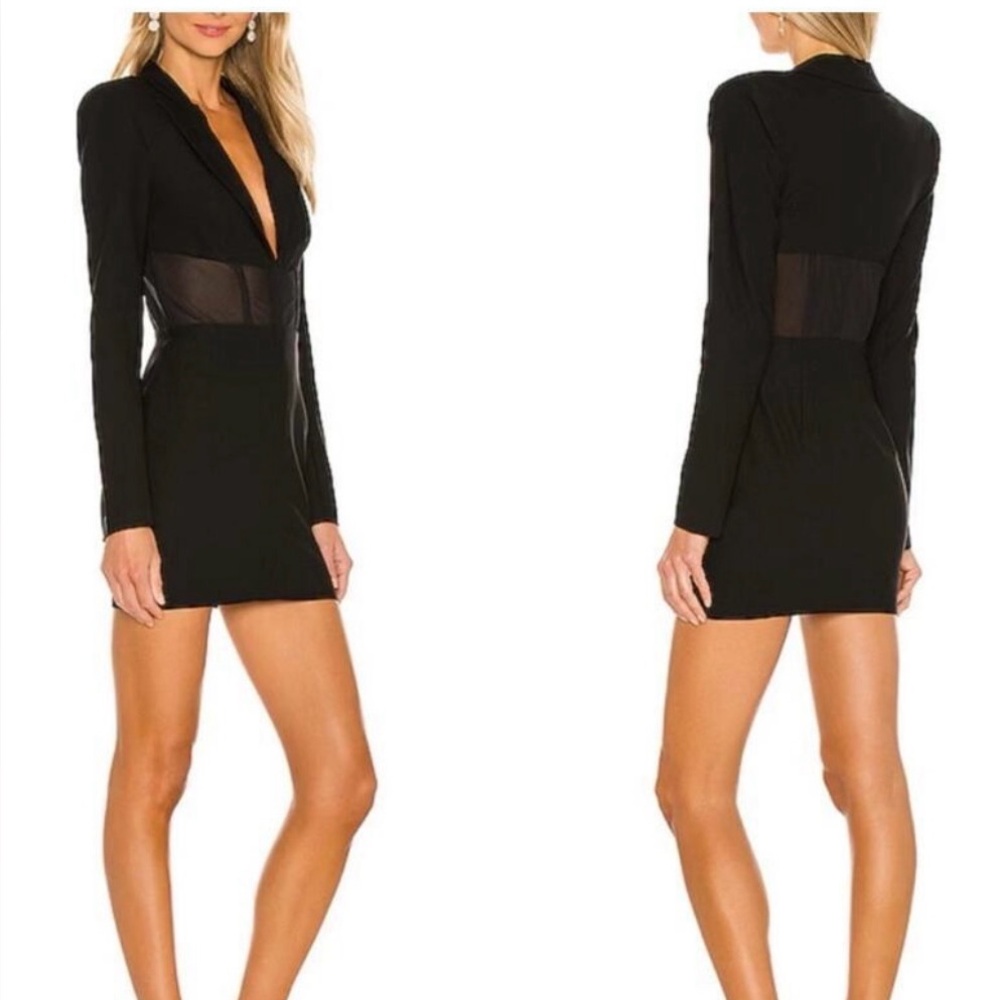 Michael Costello x Revolve Chase Jacket Dress Blazer Corset XX Small XS